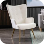 Tufted Wingback Accent Chair
